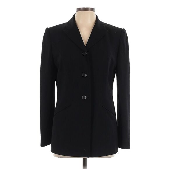 Classiques Entier Black Tailored Blazer with Notched Lapels - Picture 1 of 4
